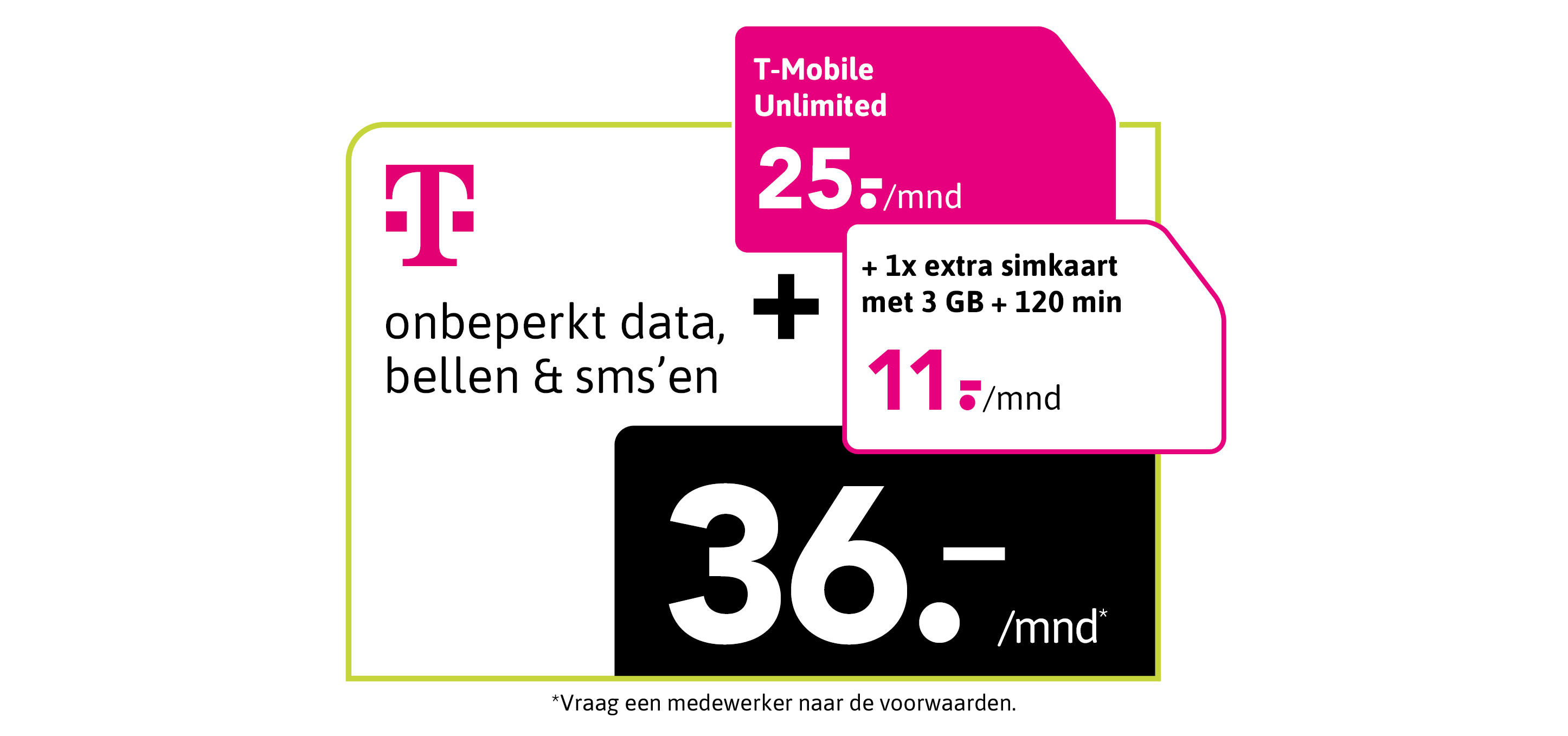 Back to school deals Korting op een tweede simkaart en gratis data